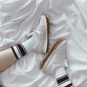 Ladies beige NewBalance shoes